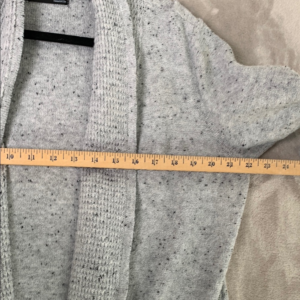 VERVE AMI | XL WOMENS | SHAWL SWEATER RELAXED FIT CARDIGAN in GRAY - Picture 6 of 14